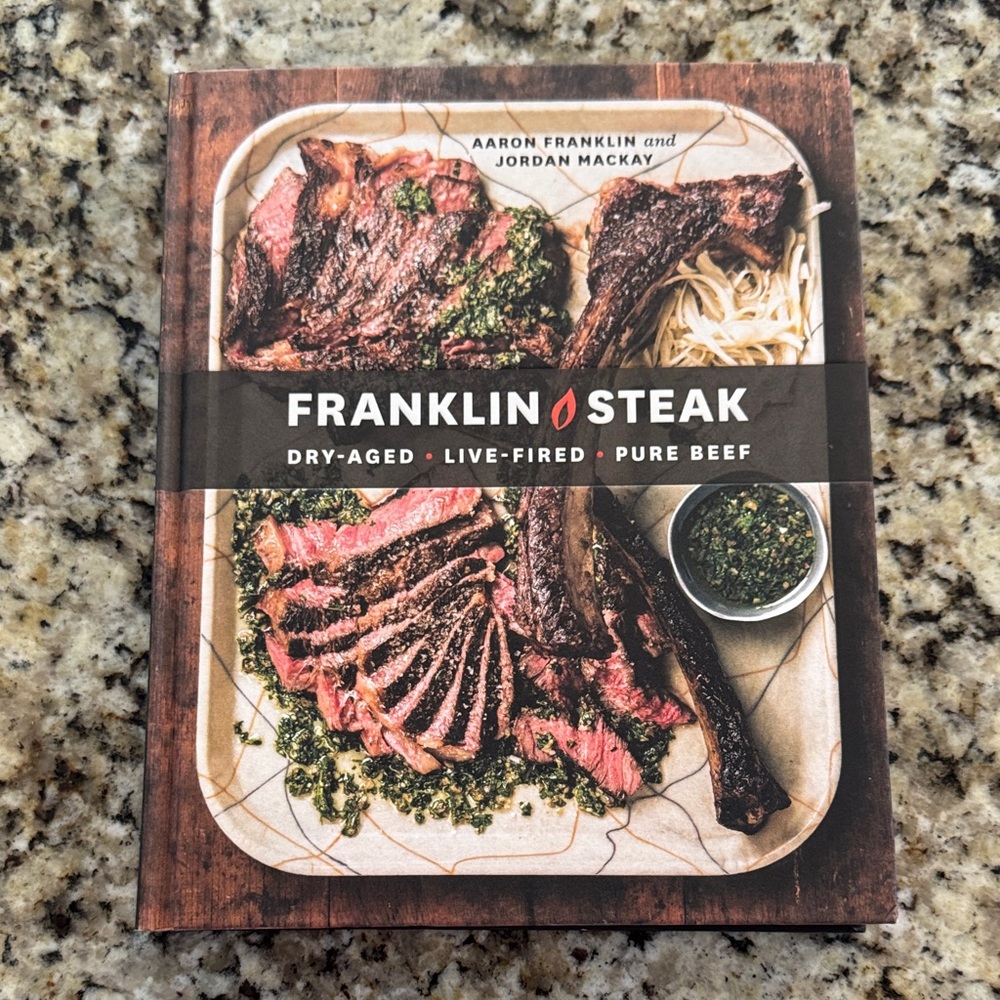 NwOT Franklin Steak Hardcover Cookbook by Aaron Franklin